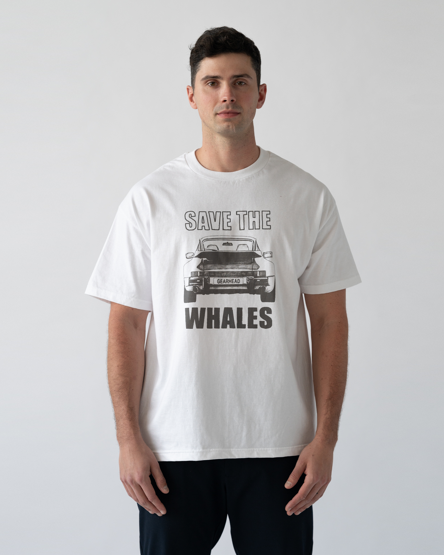 Porsche t shirt save the whales