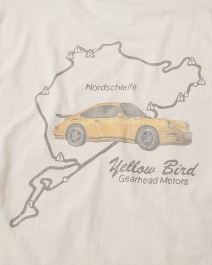 Porsche t shirt yellowbird nurburgring